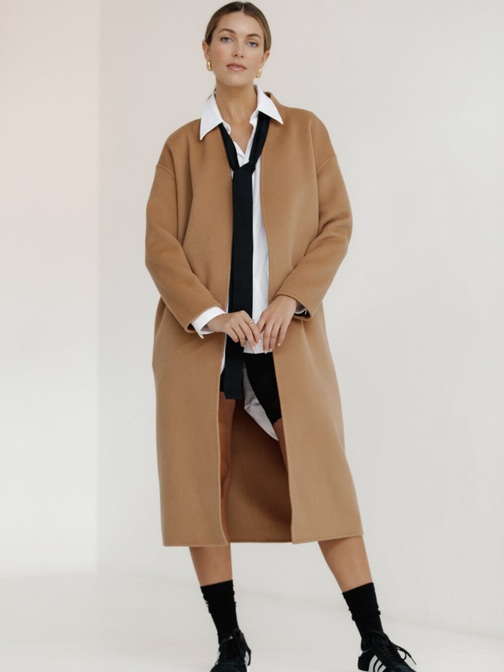 New With Tags Cashmere Elle Coat from Heather Lynn in Camel